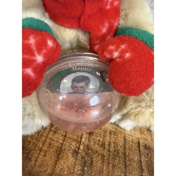 2002 Starbucks Bearista 23rd Edition Snow Globe Holiday Bear 178425 Plush 8" - Picture 2 of 8